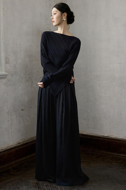 Slimming Wide-leg Pants