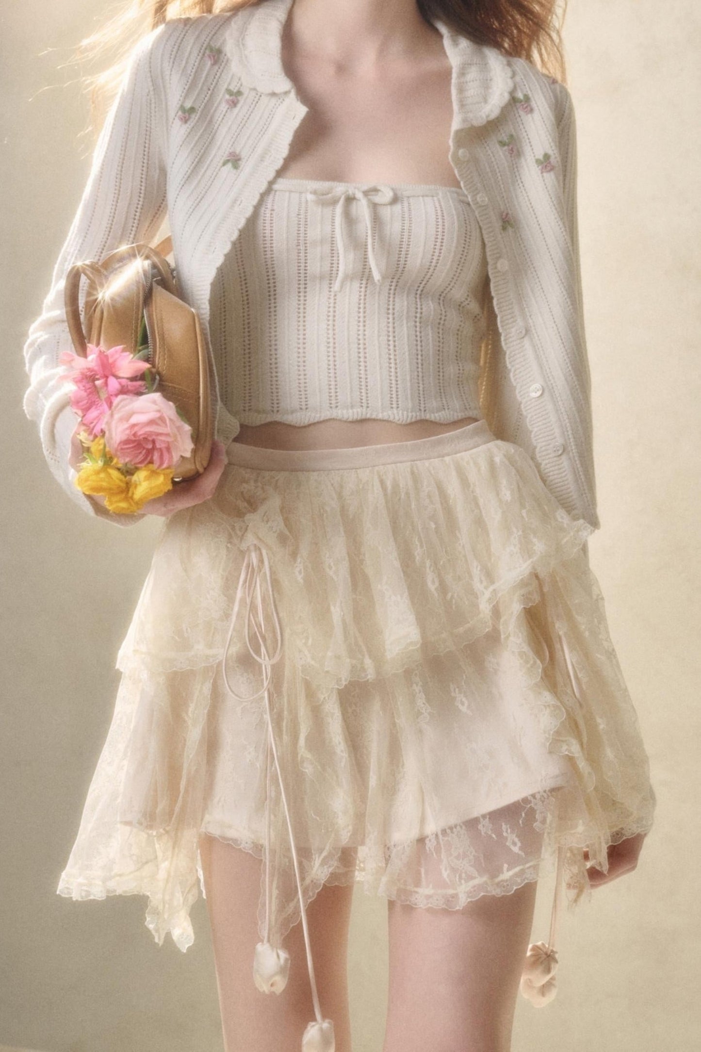 Galaxy Lace Bustier Skirt