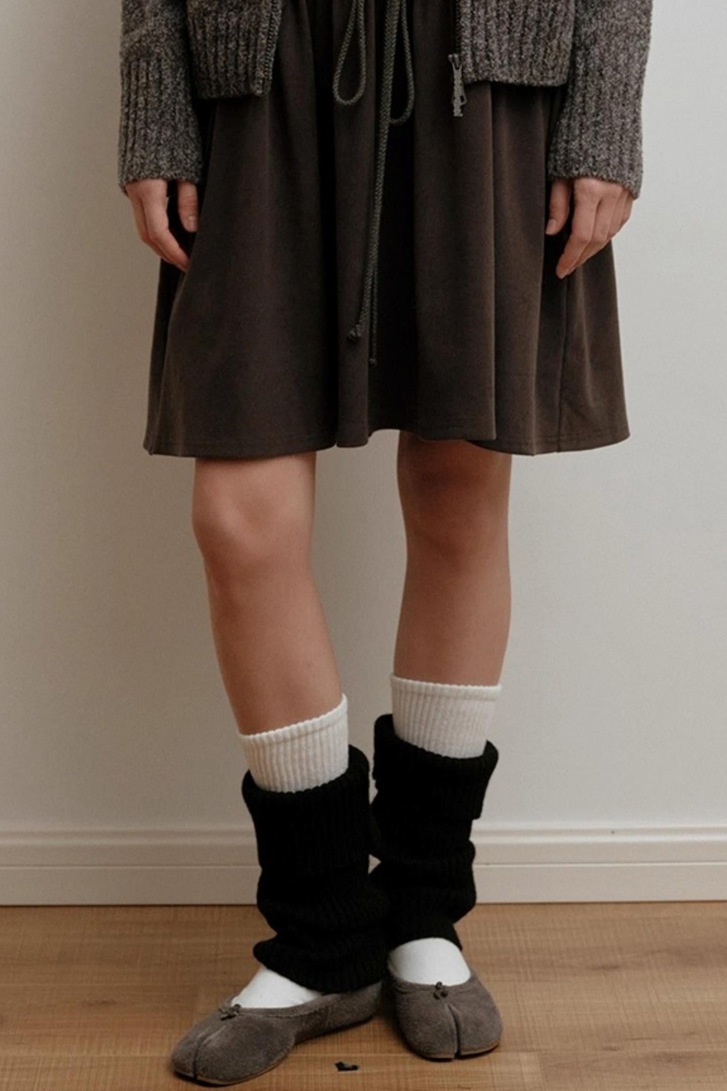 Gold Label Knitted Wool Blend Calf Socks