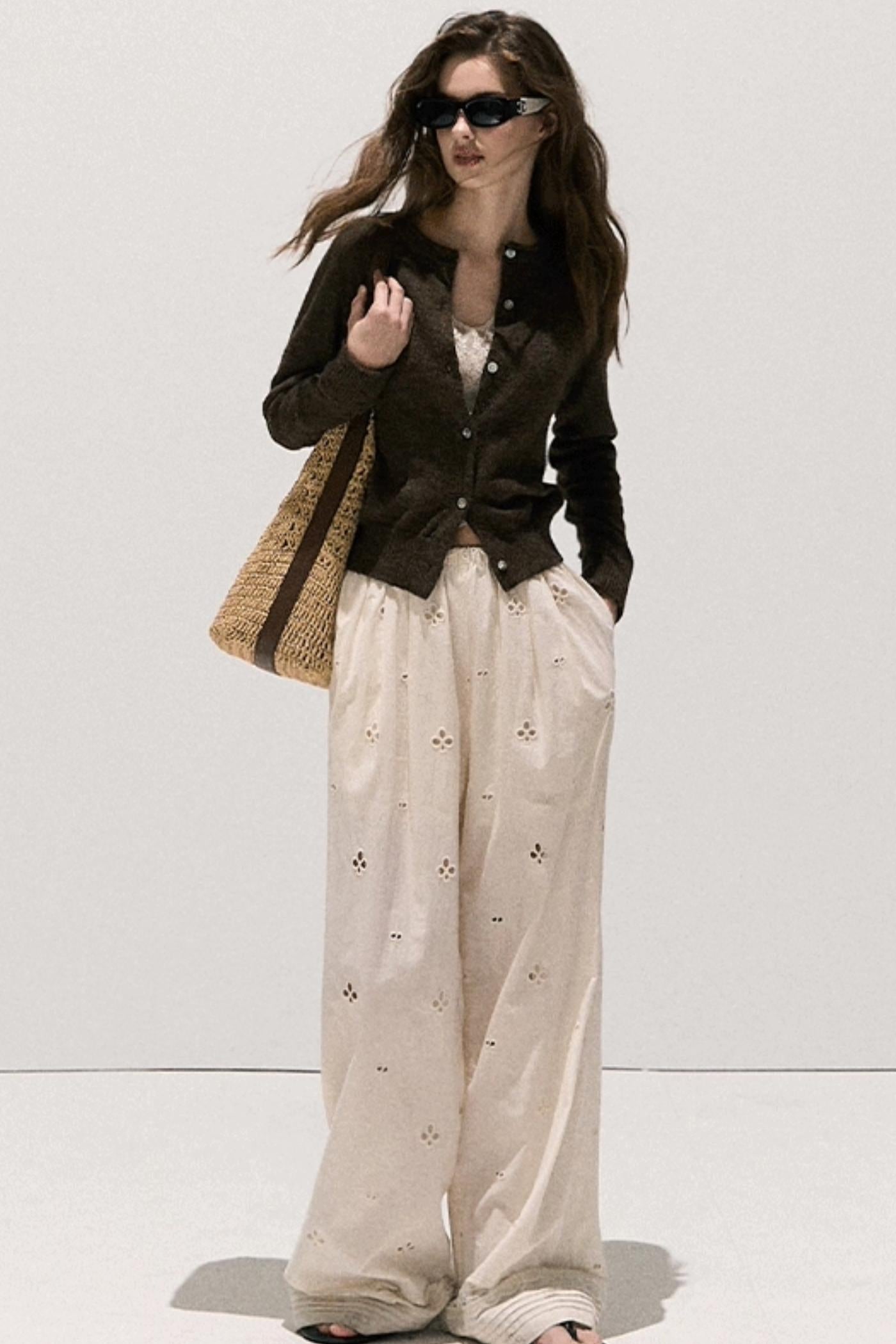 Vintage Wool Crewneck Cardigan