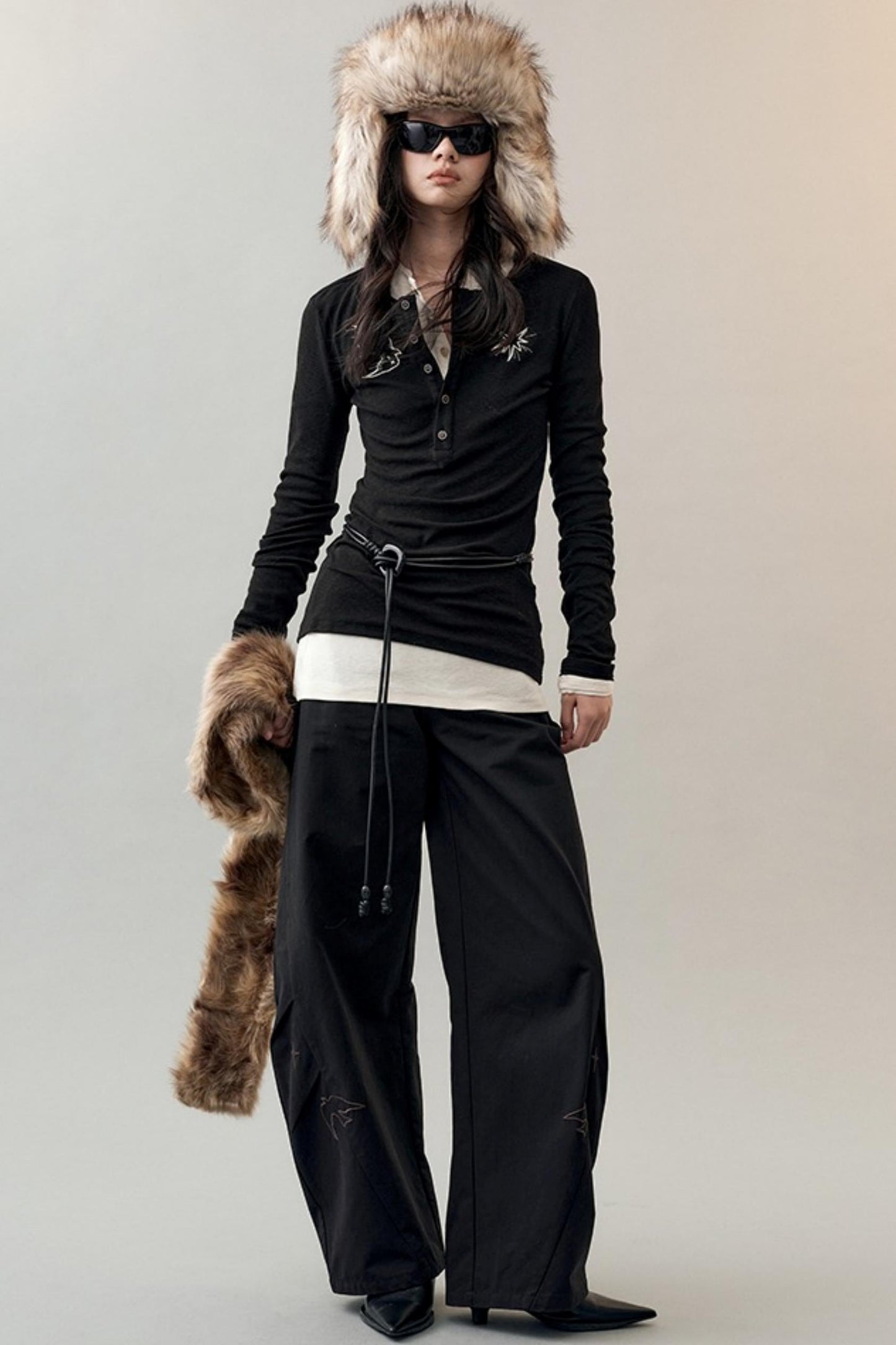 Feather Shadow Stars Slim T-Shirt