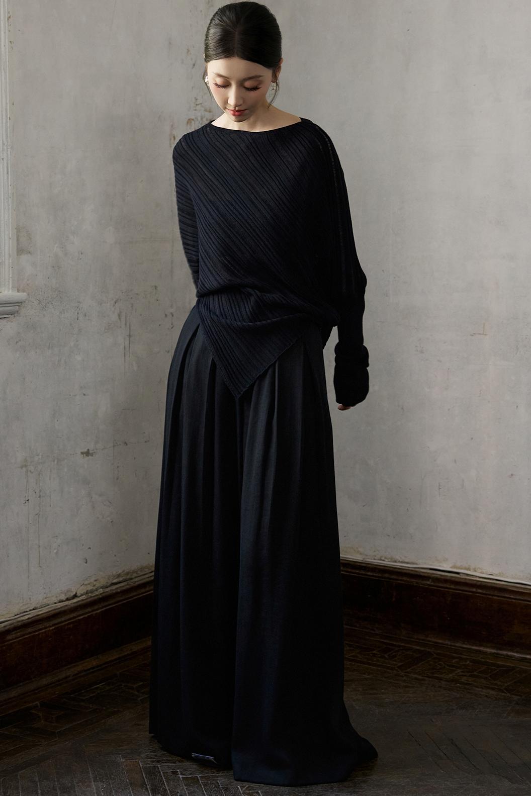 Slimming Wide-leg Pants