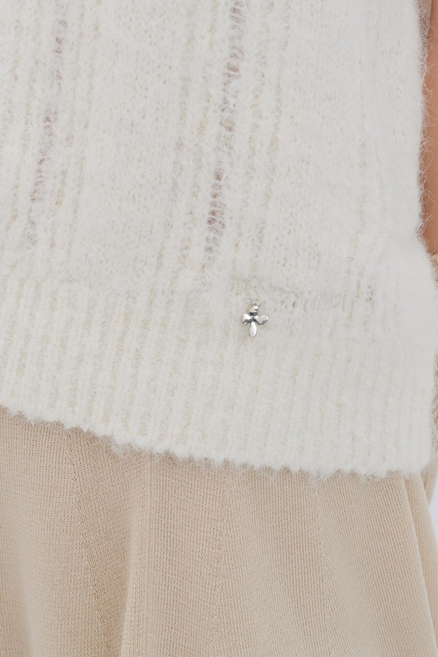 Luxury U-Neck Wool Top