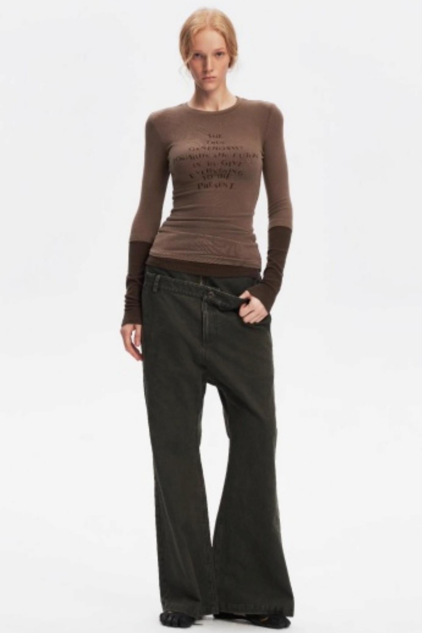 Layered Letter Print T-Shirt