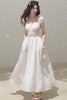 Maiglöckchen-weißes Maxikleid (Vorbestellung)