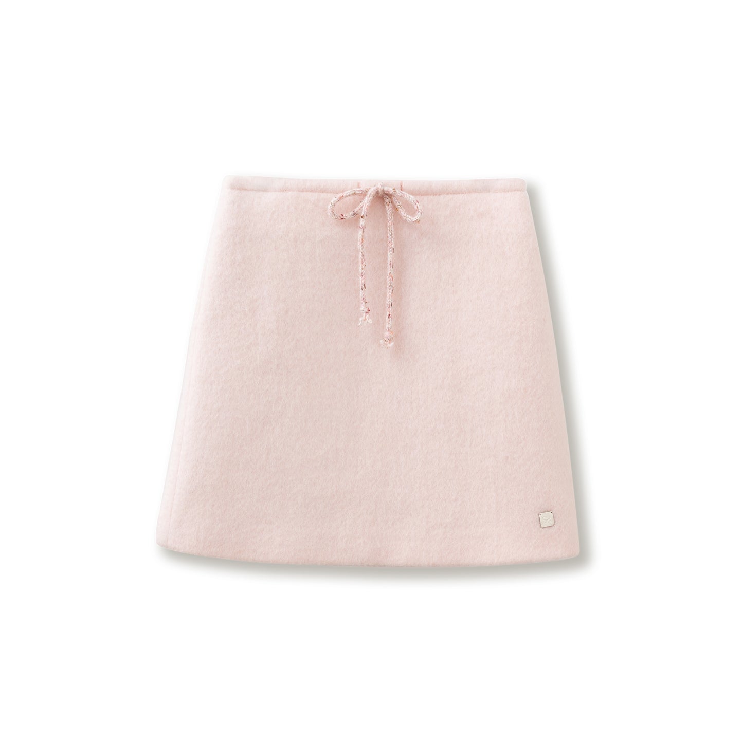 Warm Textured A-Line Mini Skirt