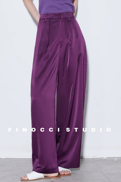 Breeze Pleat Wide-Leg Pants