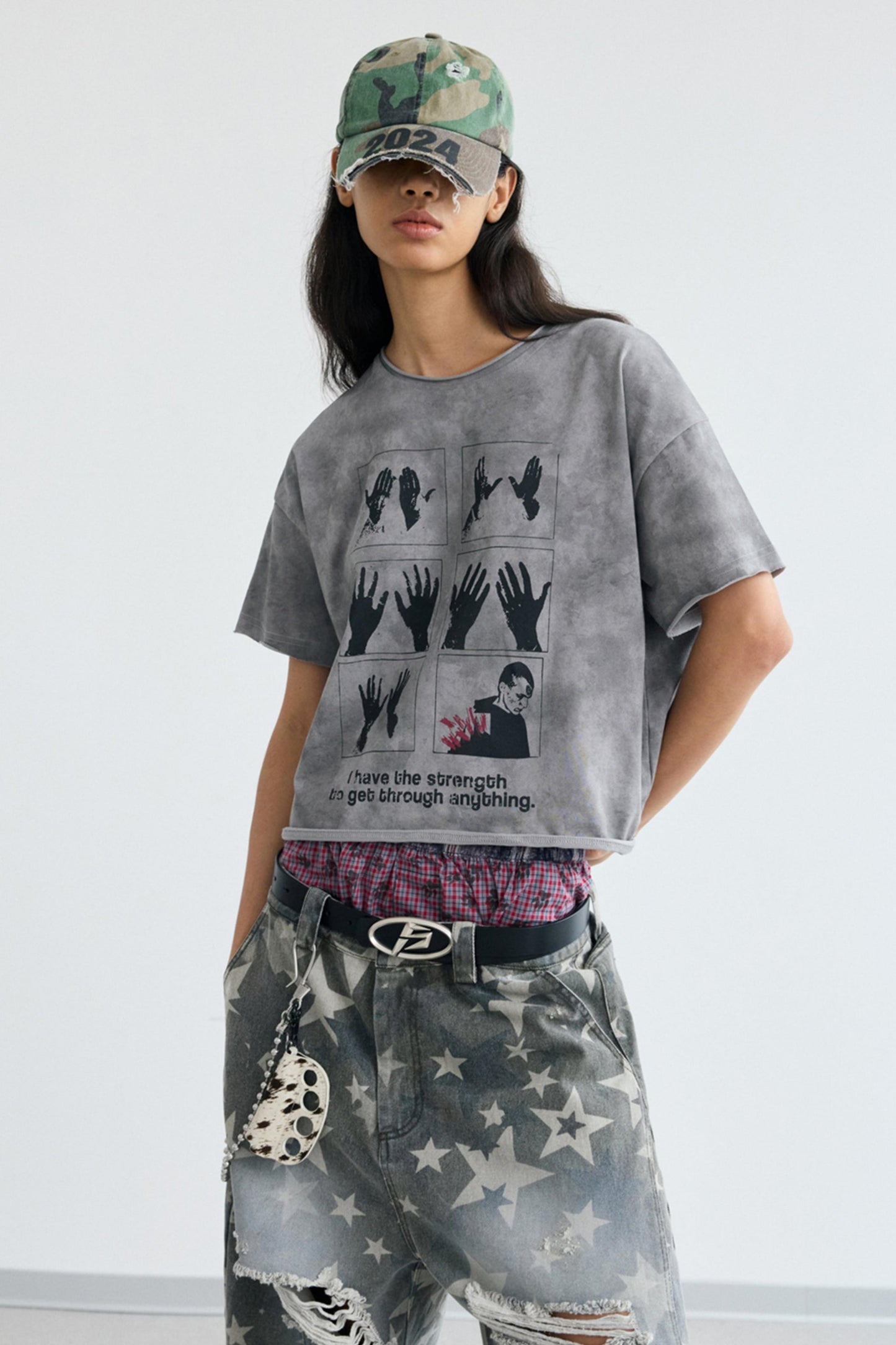 Retro Loose Peplum Tee