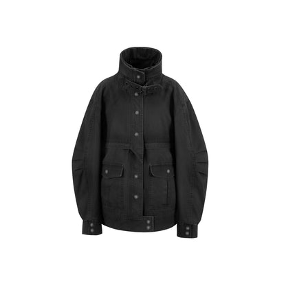 Detachable Two-Way Cargo Cotton Coat