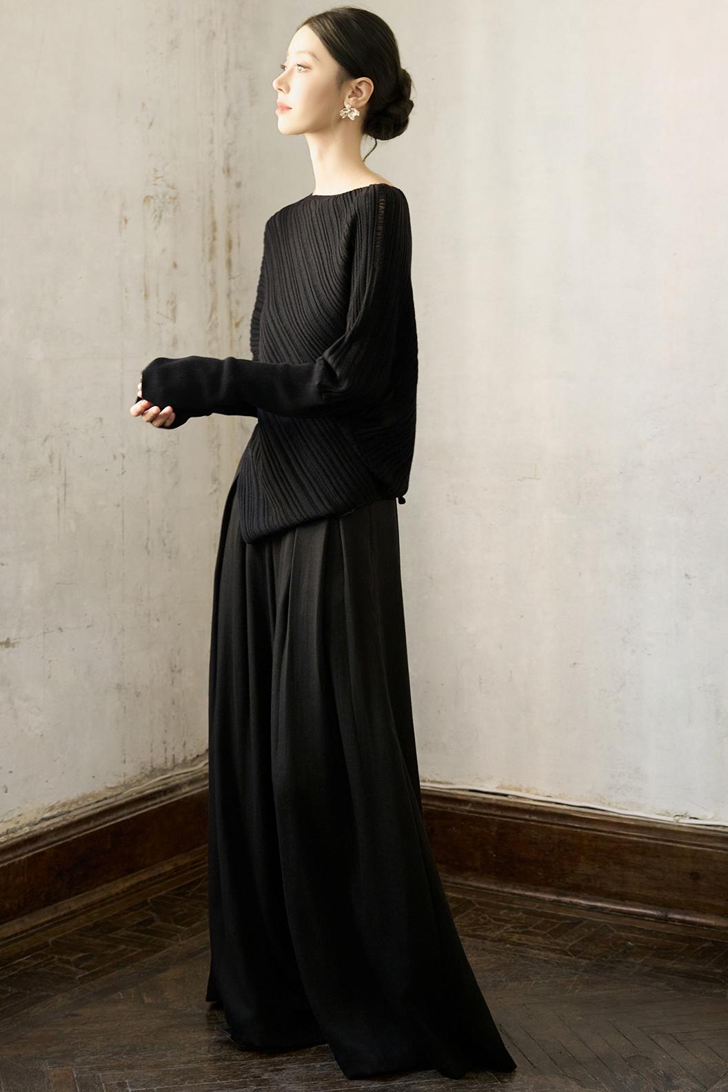 Slimming Wide-leg Pants