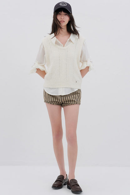 Soft Fleece Striped Pants