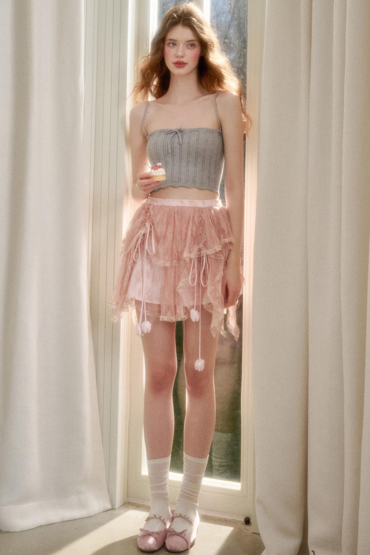 Galaxy Lace Bustier Skirt