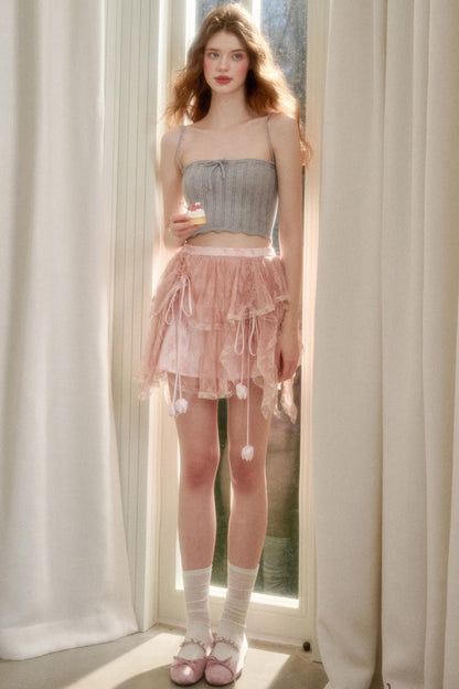 Galaxy Lace Bustier Skirt