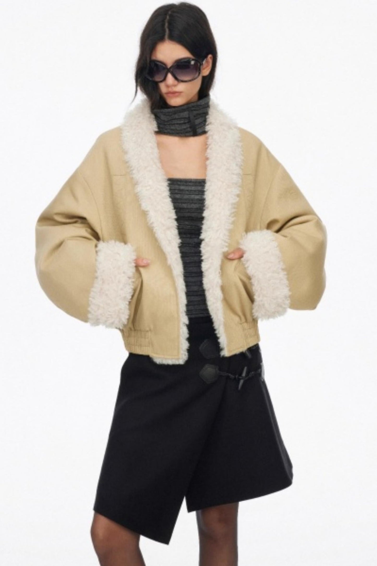 Low-Waist Toggle Skirt