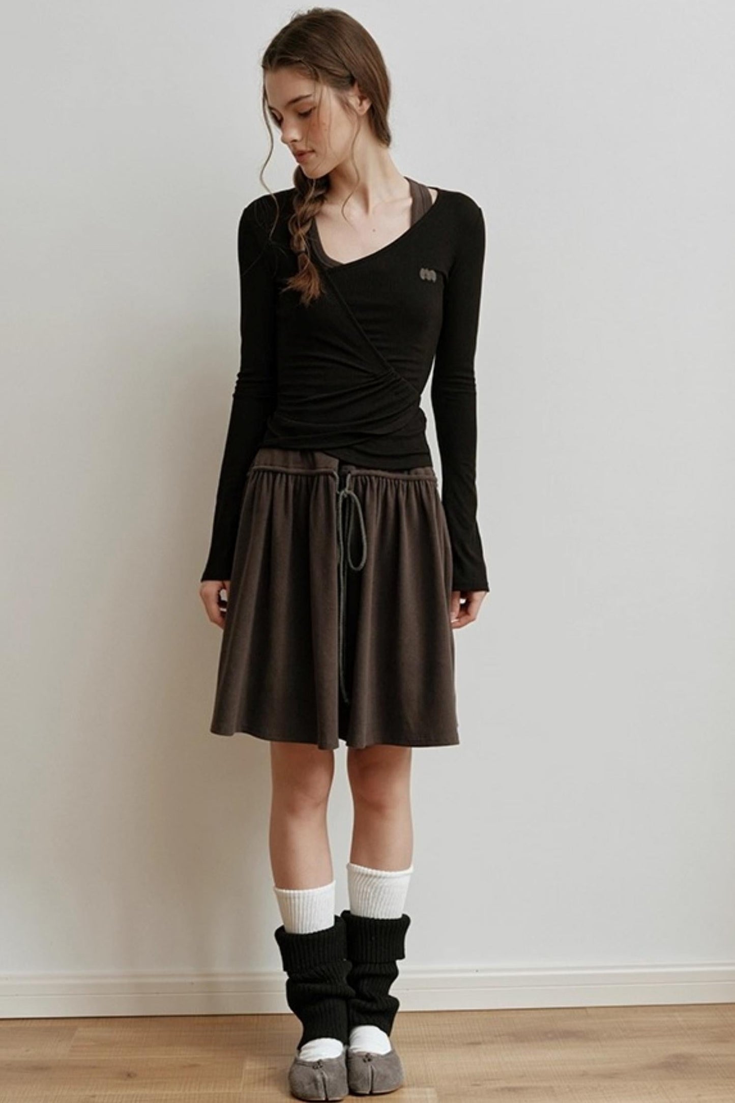 Gold Label Knitted Wool Blend Calf Socks