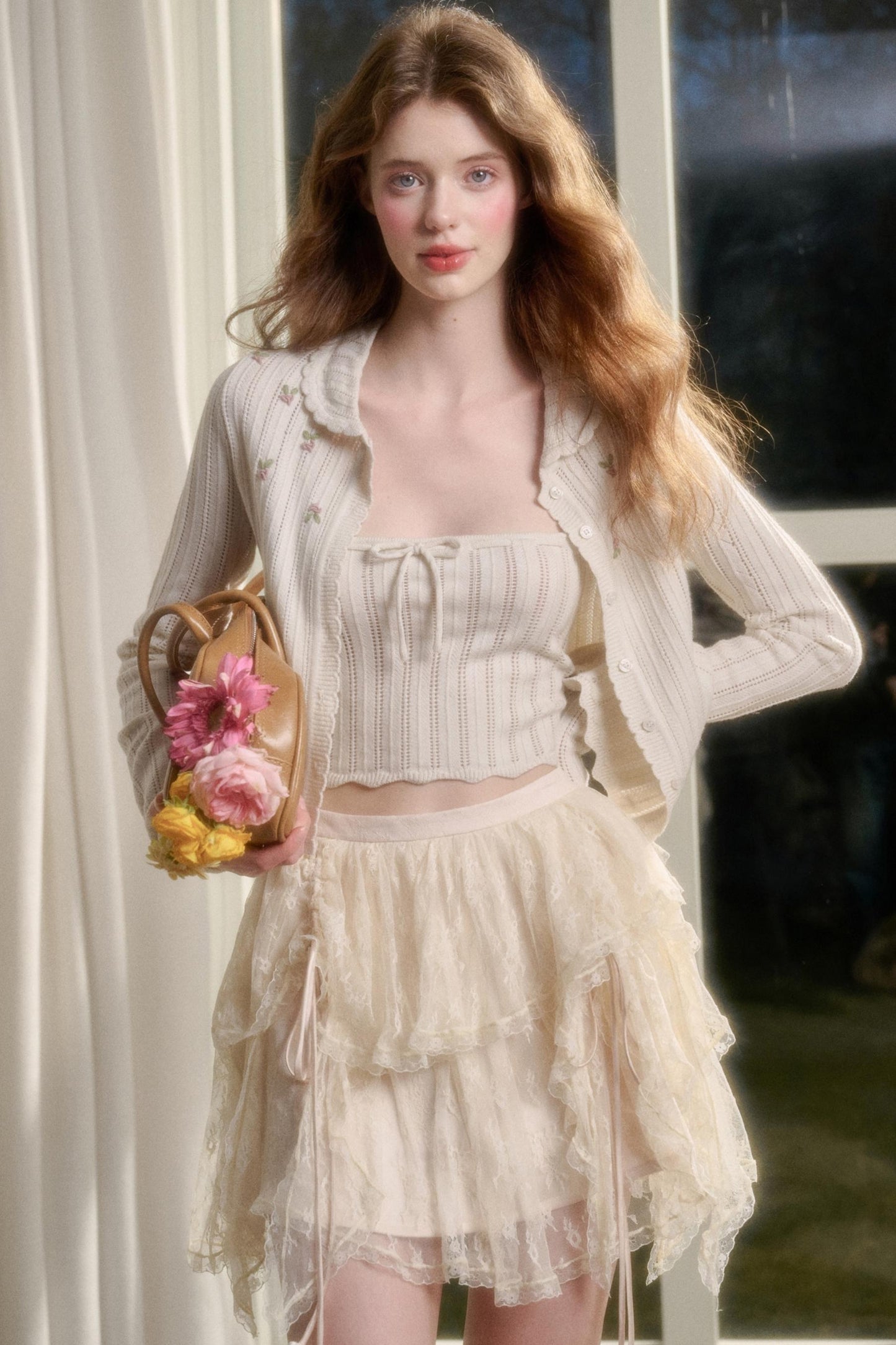 Galaxy Lace Bustier Skirt