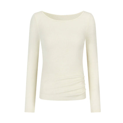 Cloud Yarn Long-sleeved Top