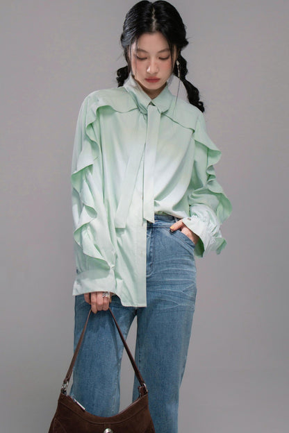 Shaping Blue Flared Jeans