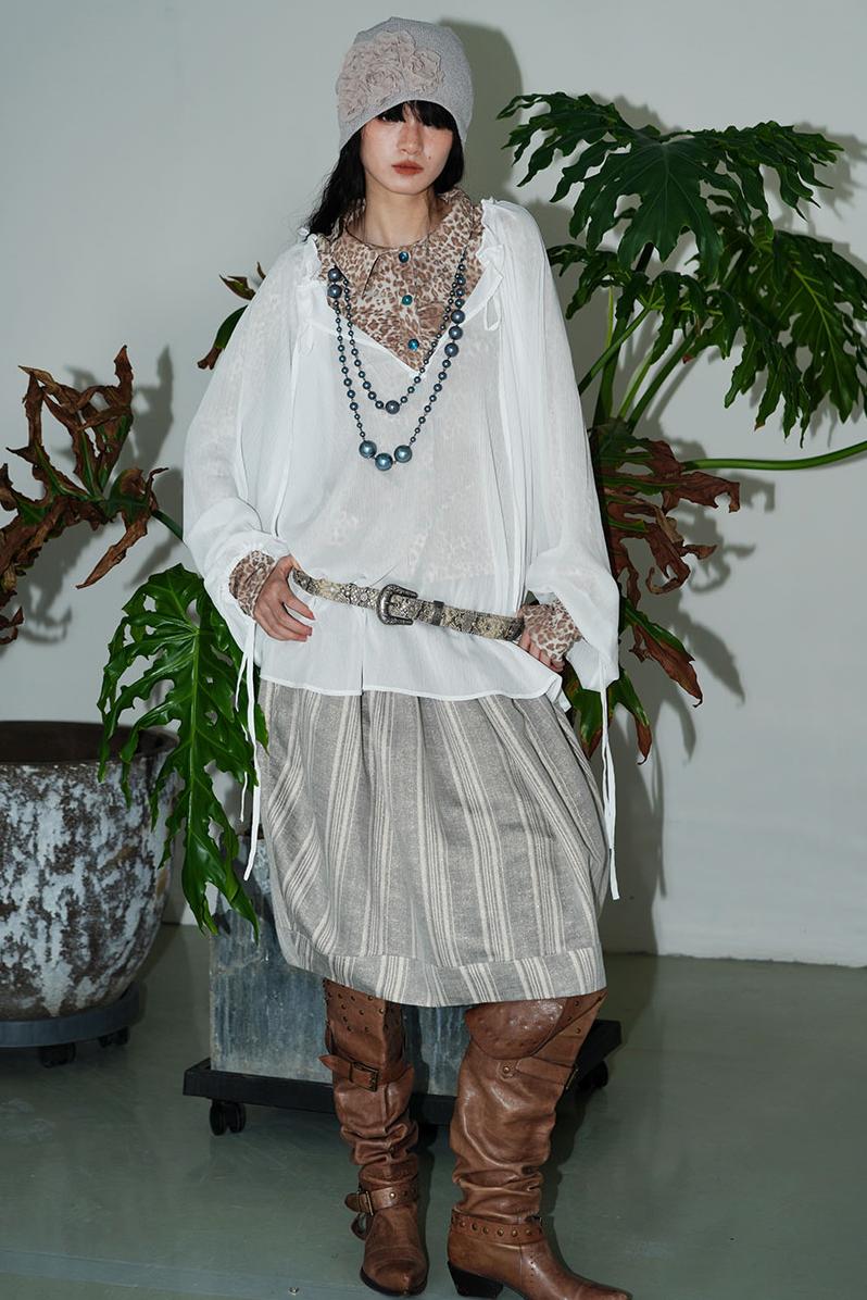 Sunscreen Lace-Up Shirt