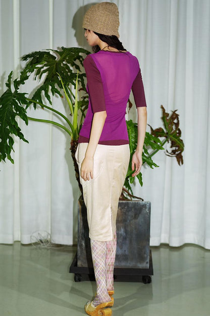 Western Metallic Slim Fit Skirt