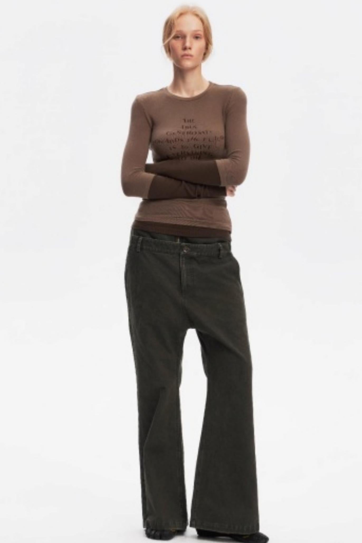 Layered Letter Print T-Shirt