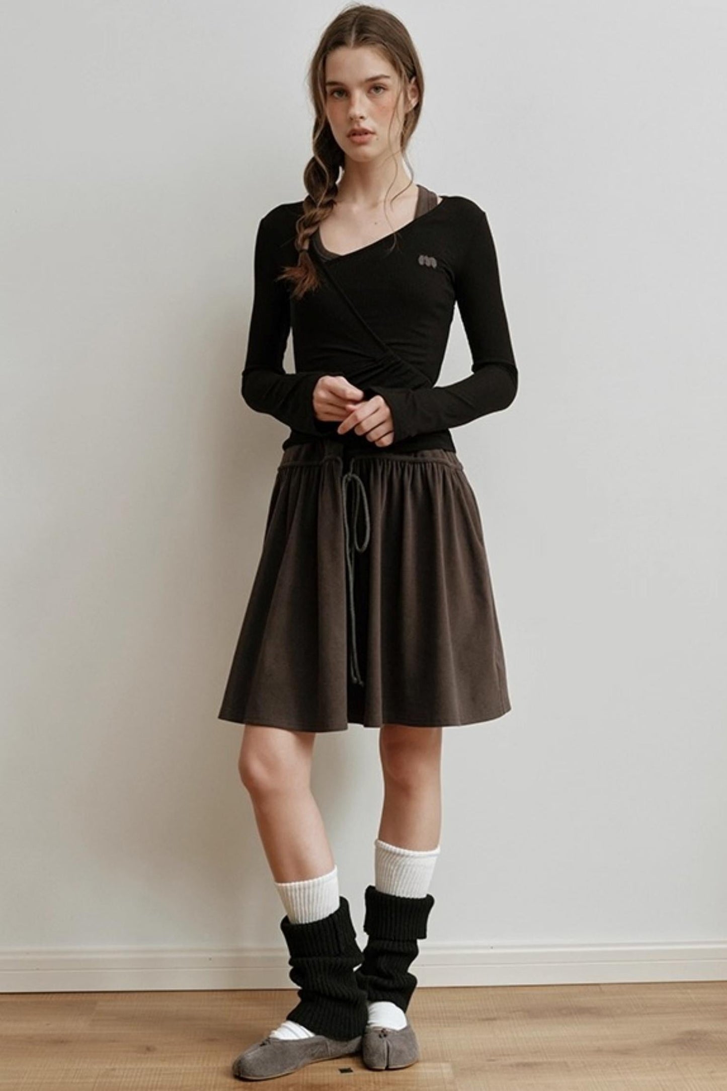 Gold Label Knitted Wool Blend Calf Socks