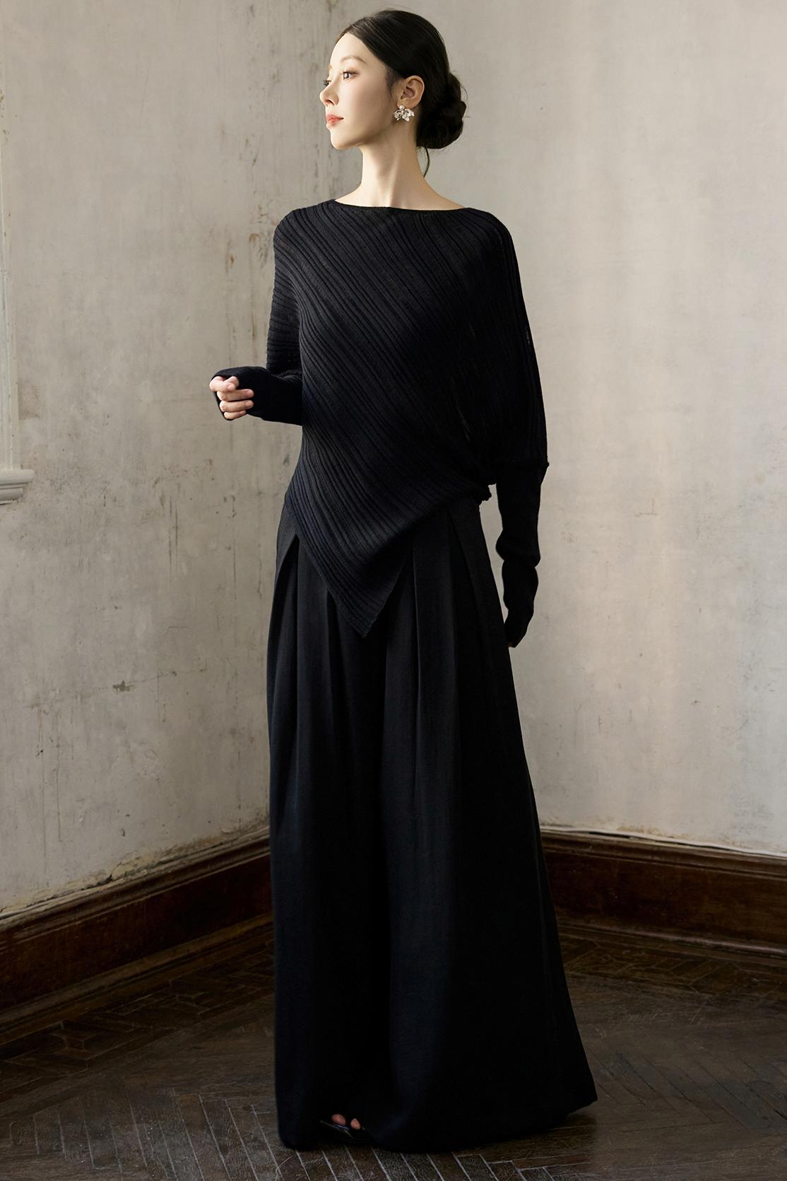 Slimming Wide-leg Pants