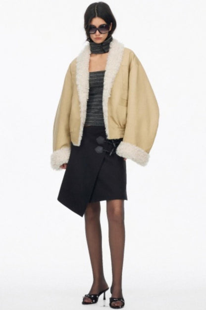 Low-Waist Toggle Skirt