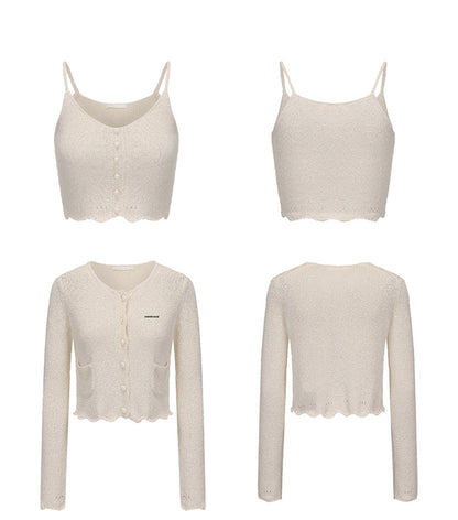 Misty Knit Cardigan Set