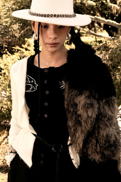 Feather Shadow Stars Slim T-Shirt