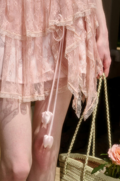 Galaxy Lace Bustier Skirt