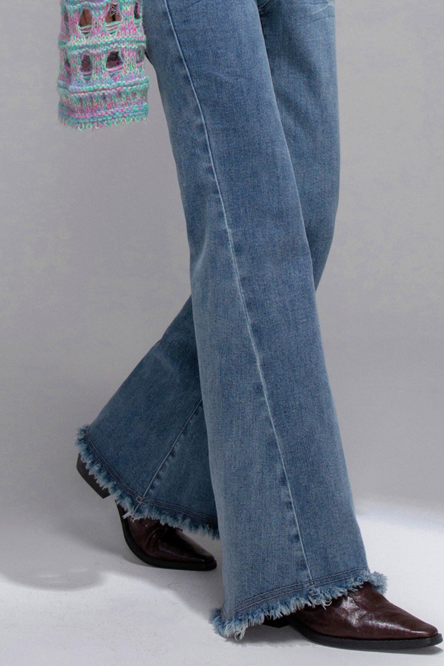 Shaping Blue Flared Jeans