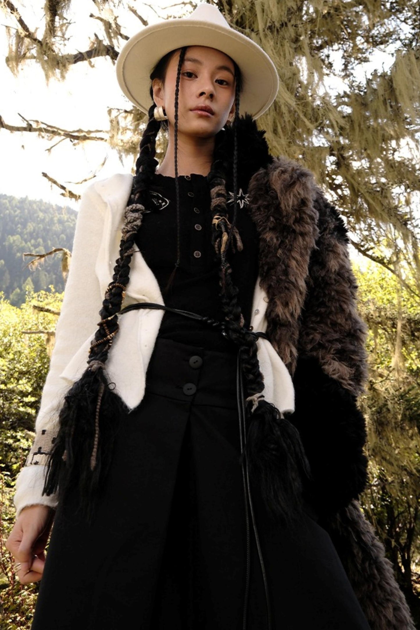 Feather Shadow Stars Slim T-Shirt