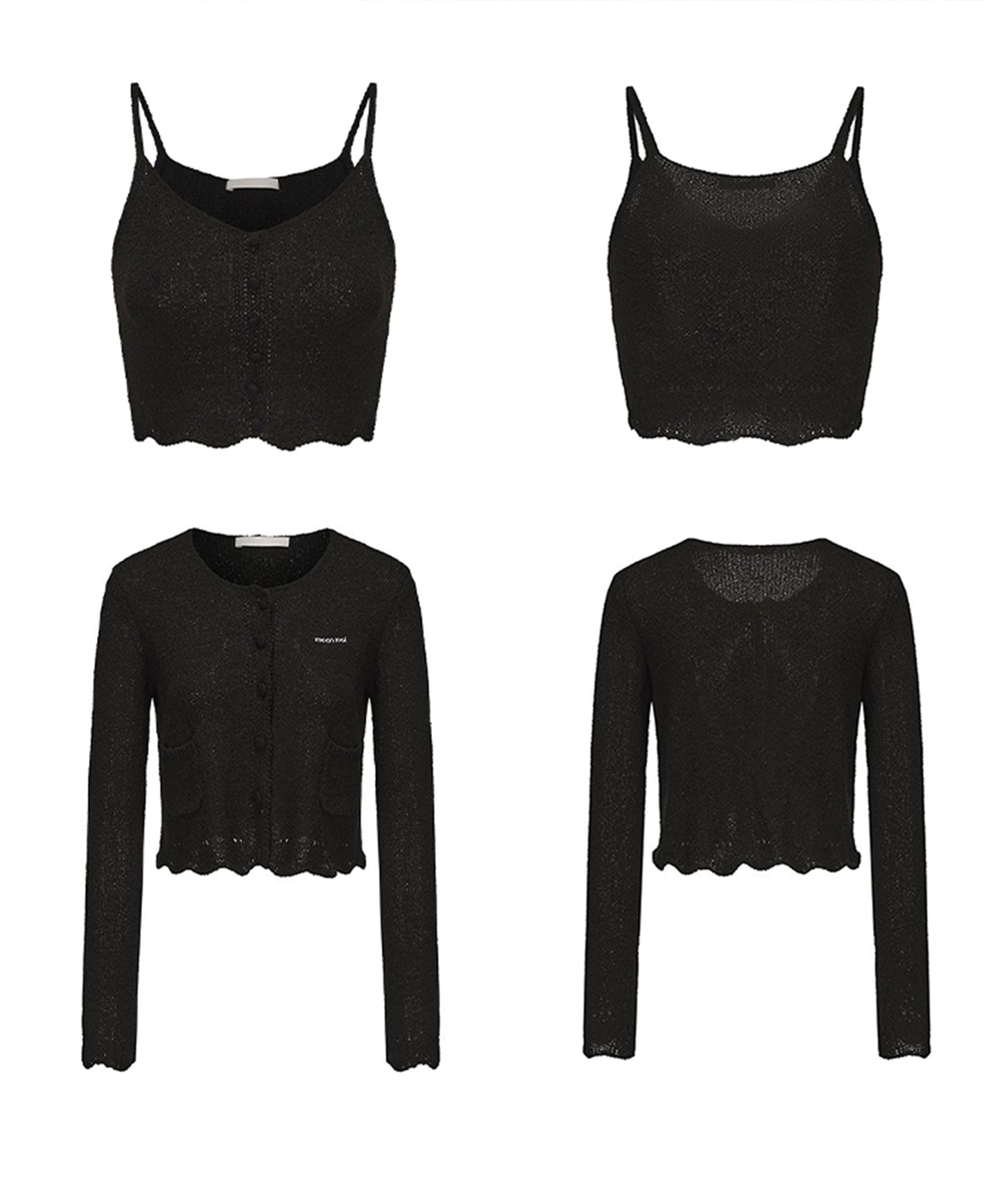 Misty Knit Cardigan Set