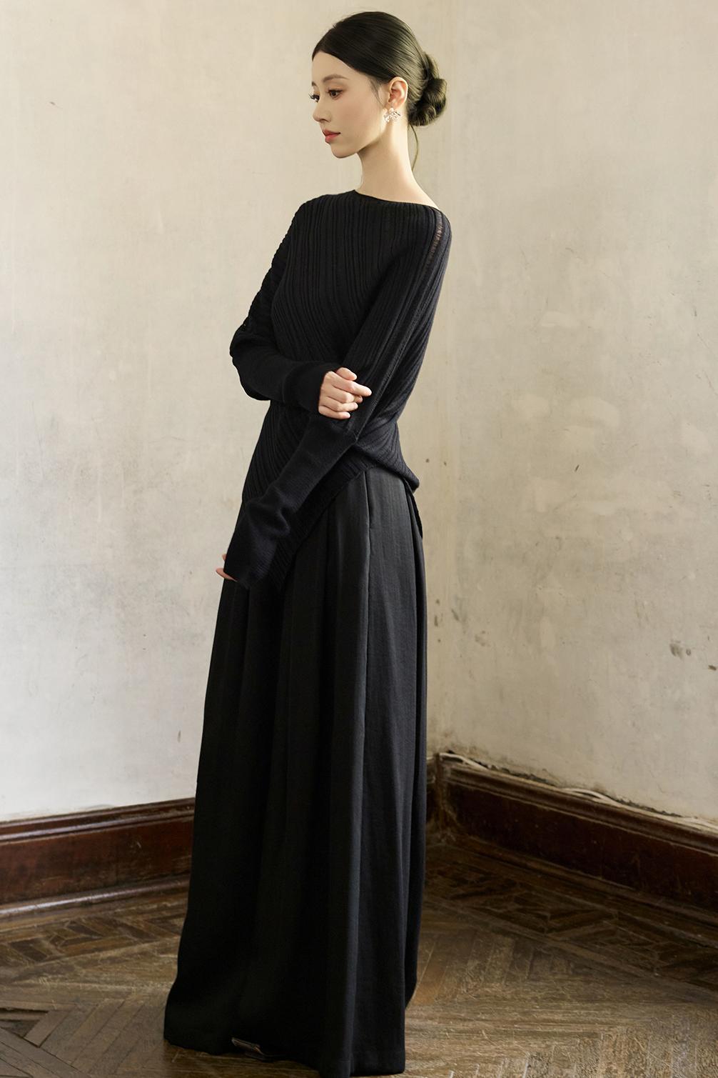 Slimming Wide-leg Pants