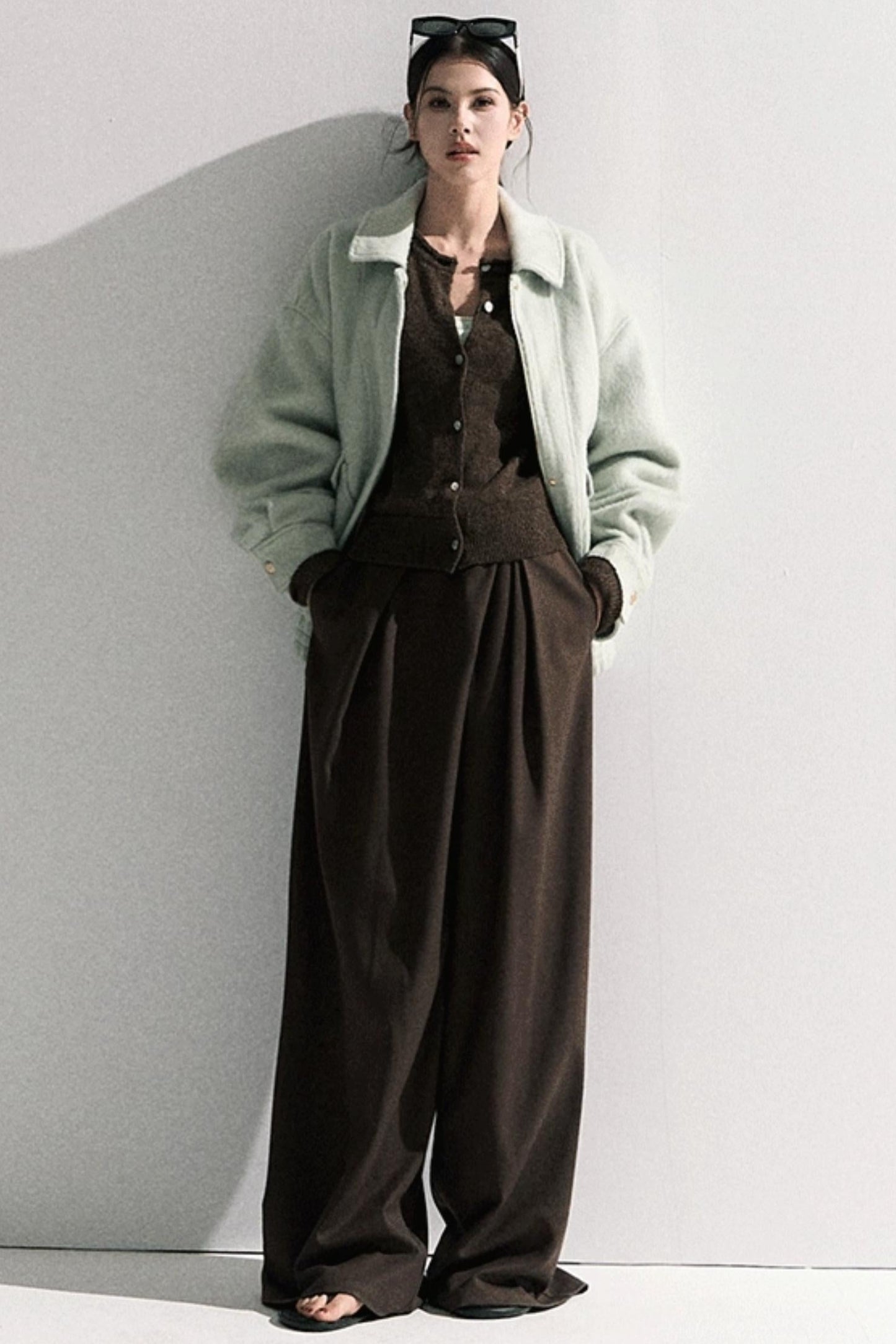 Vintage Wool Crewneck Cardigan