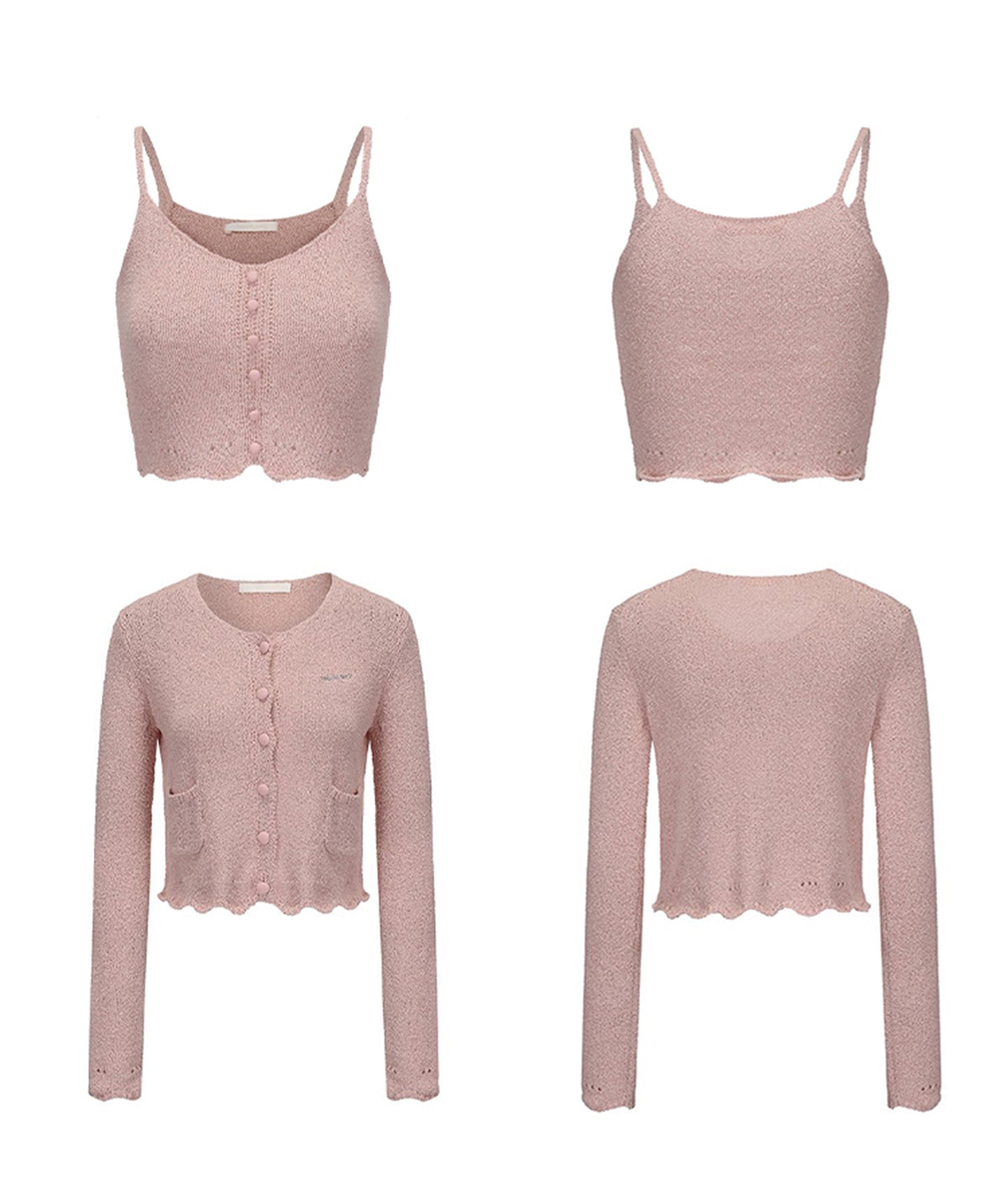 Misty Knit Cardigan Set