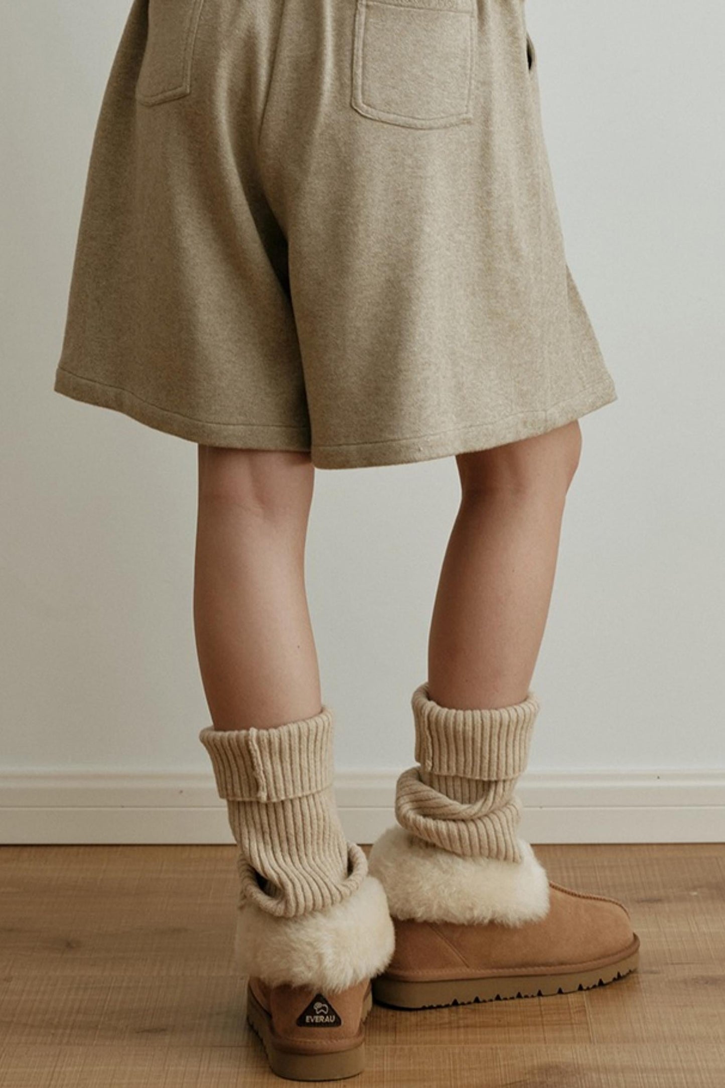 Gold Label Knitted Wool Blend Calf Socks