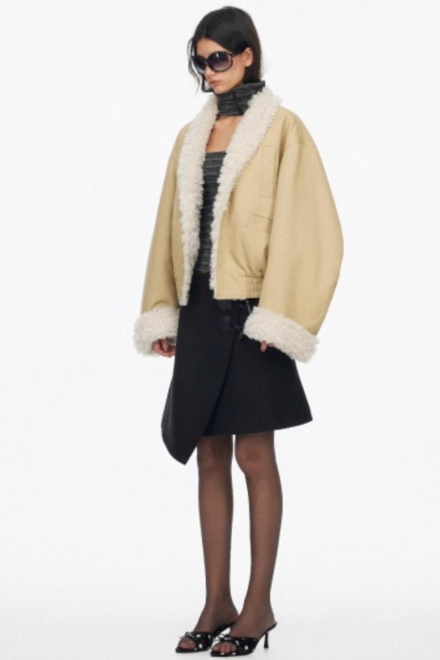 Low-Waist Toggle Skirt