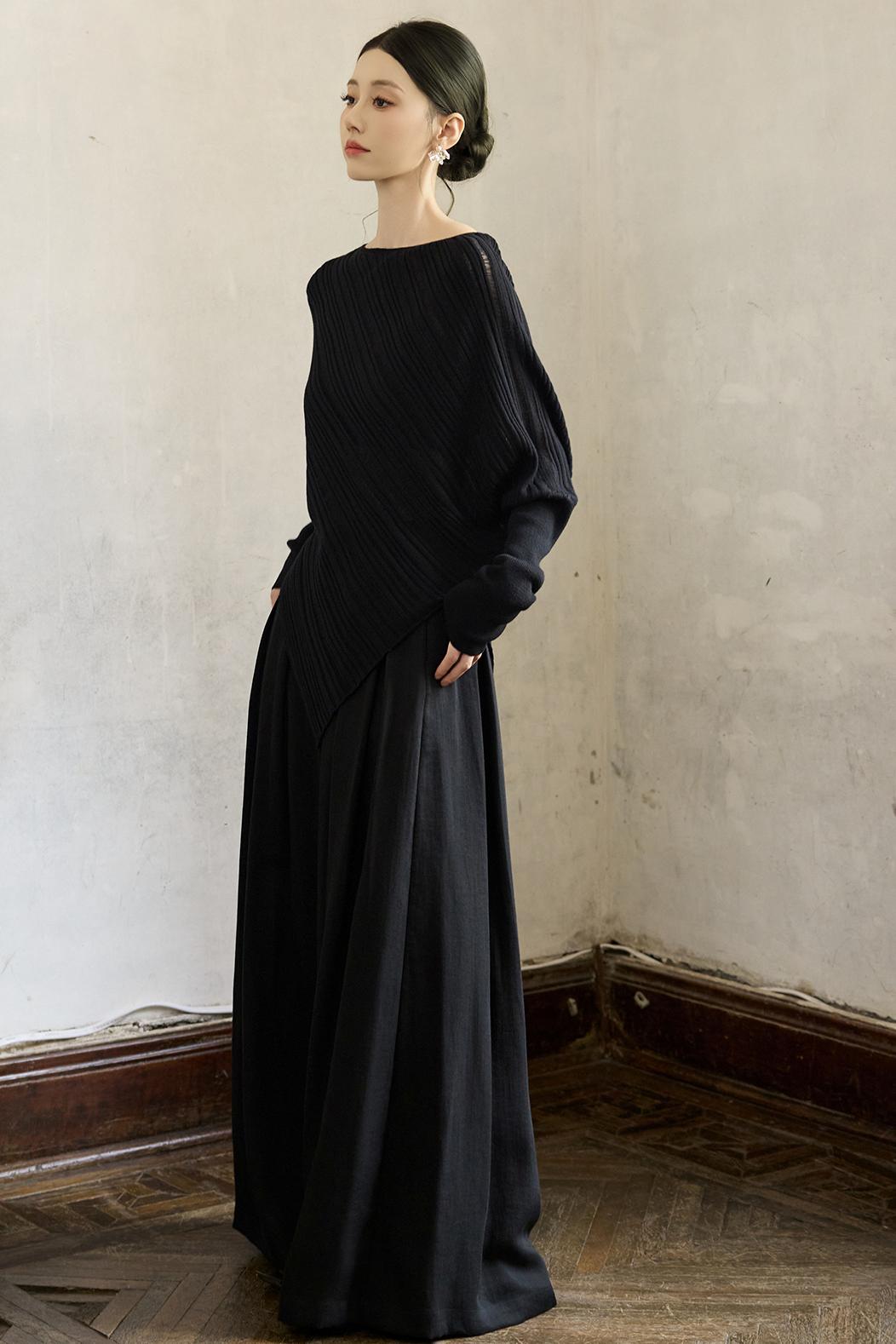 Slimming Wide-leg Pants