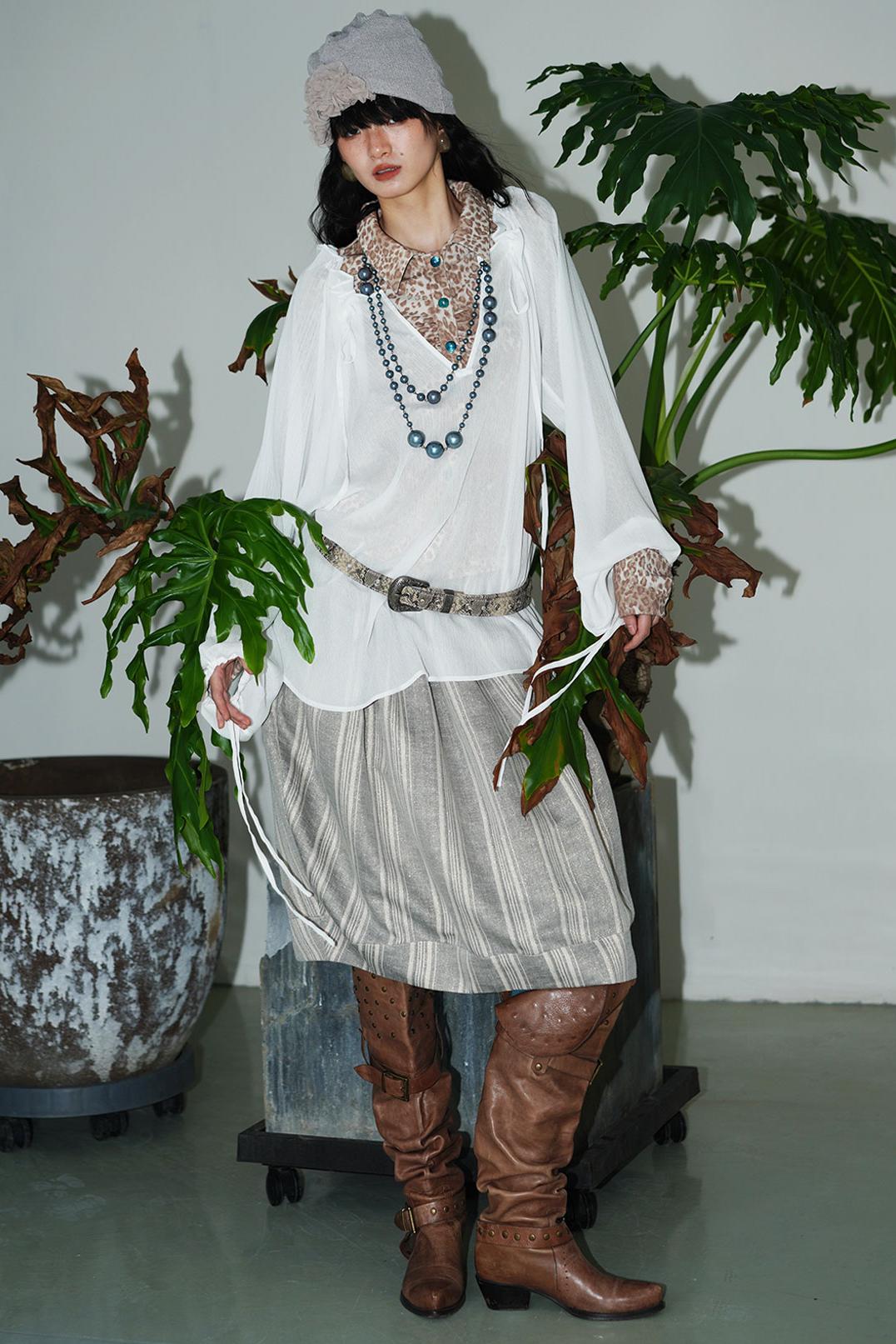 Sunscreen Lace-Up Shirt