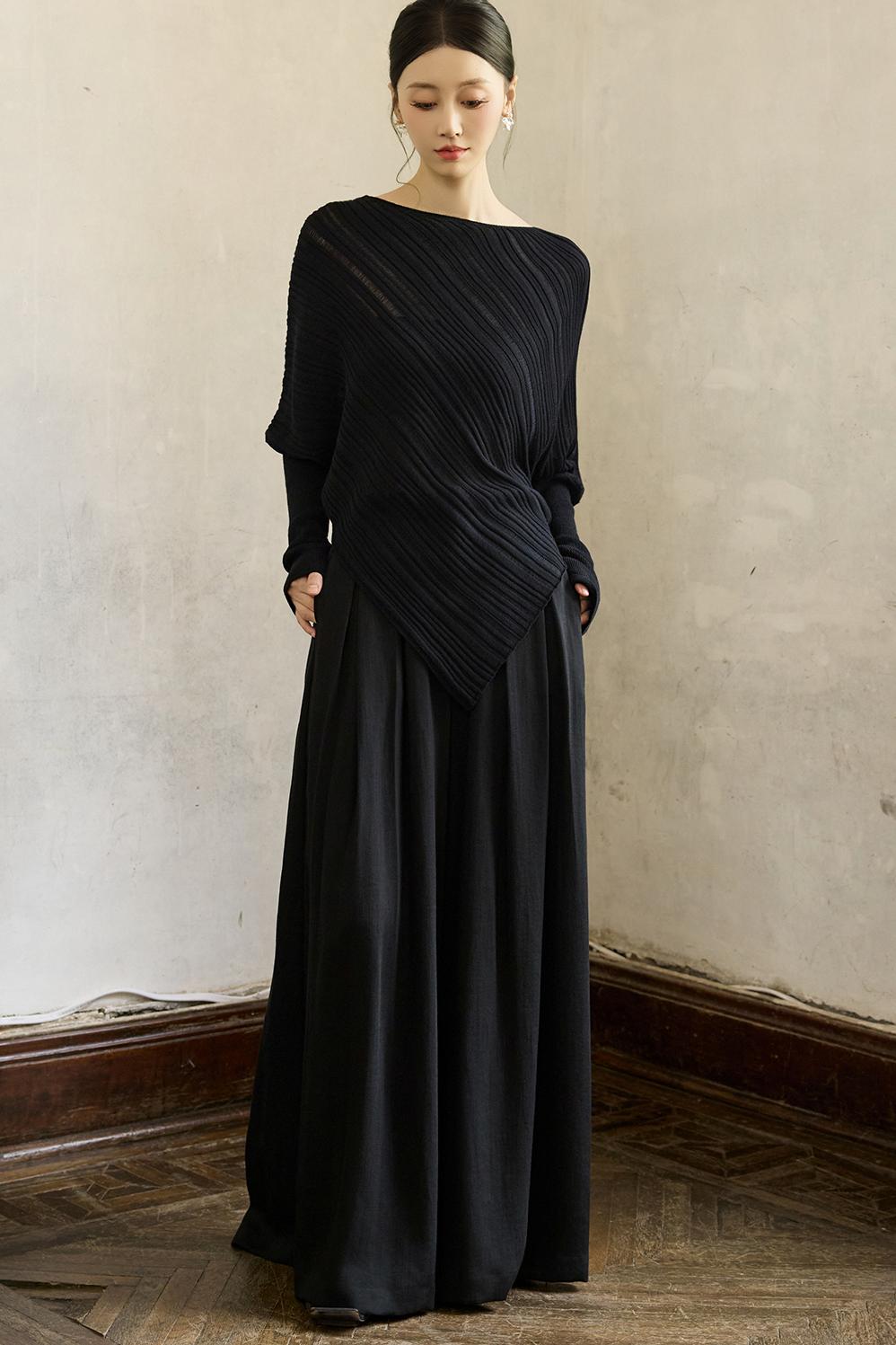 Slimming Wide-leg Pants