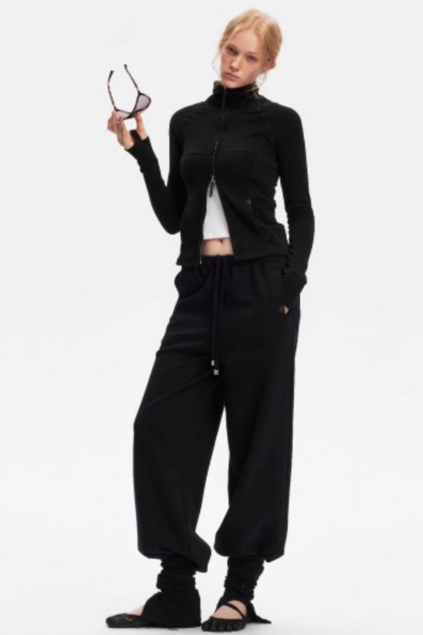 Minimalist Fleece Cycling Top