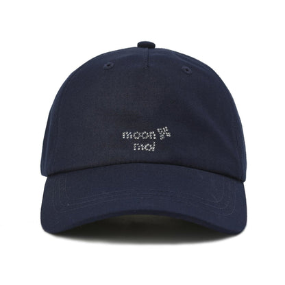 Floral Rhinestone Cap