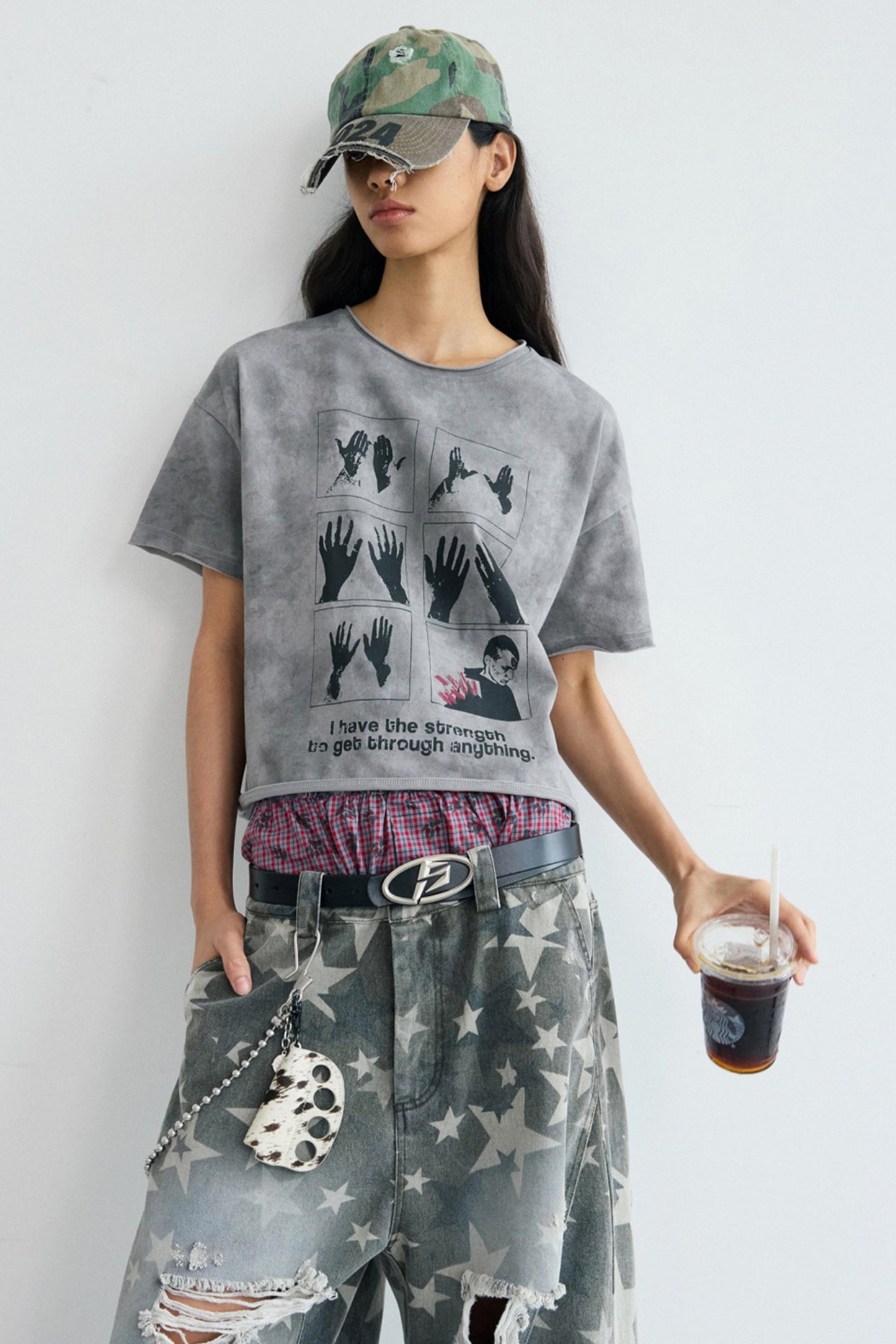 Retro Loose Peplum Tee