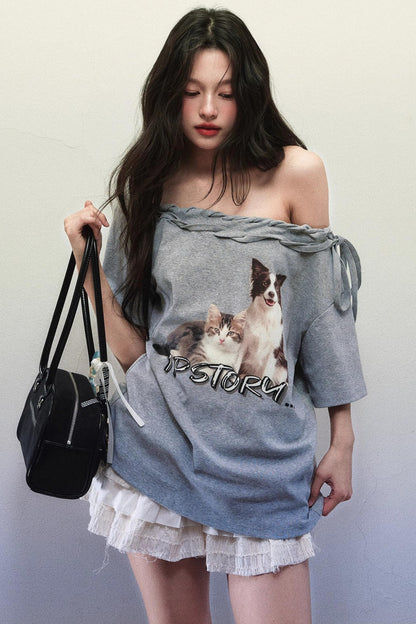 Summer Asymmetry Tee