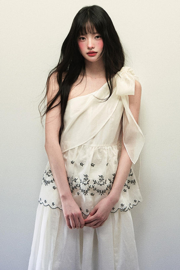 Elegant Summer Vest & Skirt Set-Up