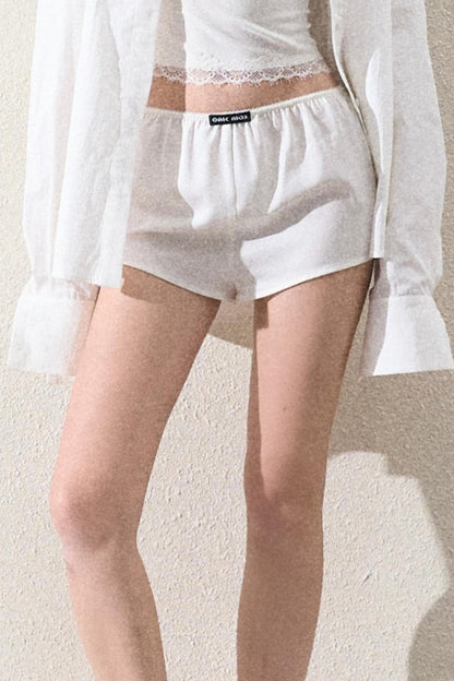 Matte Satin Sleep Shorts