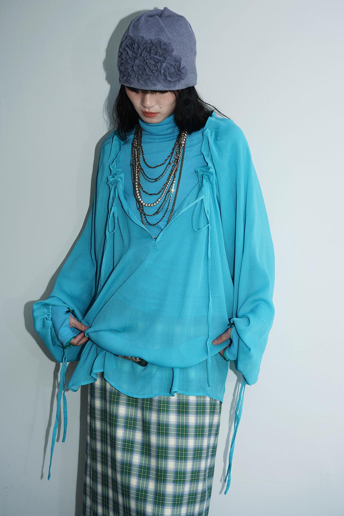 Sunscreen Lace-Up Shirt