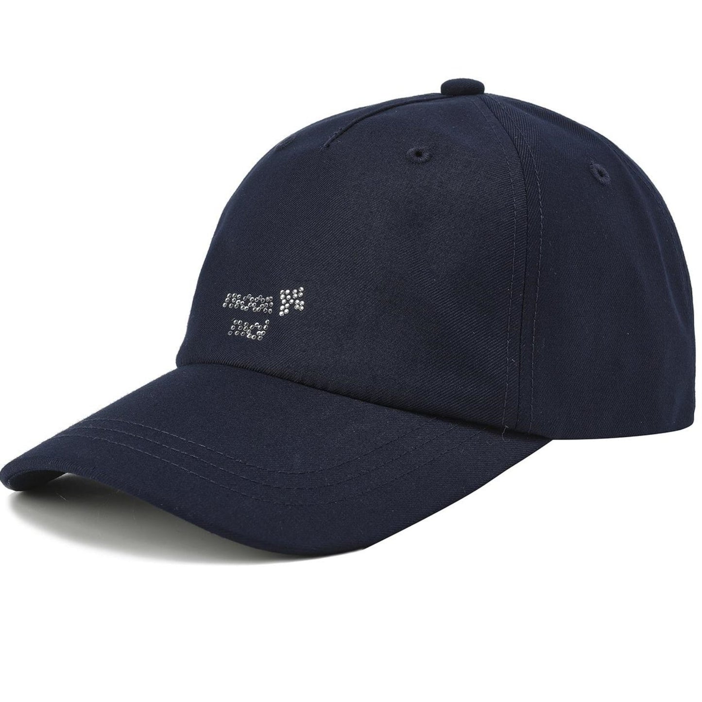 Floral Rhinestone Cap